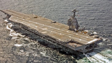 The Navy's Second Ford Class Aircraft Carrier Is Almost 50 Percent Complete