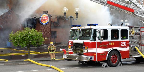 Employee Using Blow Torch To Kill Weeds Started Ramstein Burger King Fire