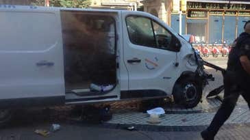 Van Plows Into Tourist-Heavy Crowds In Barcelona In Apparent Attack