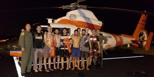Coasties Called In To Rescue A Bunch Of Bachelor Party Bros Stranded On A Sandbar