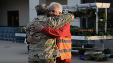 Air Force Boss Reunites With Commissary Bagger, The Man Who First Taught Him About Leadership