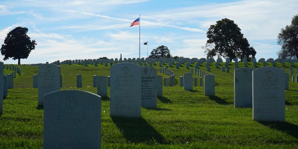 World War II Marine At Rest In Chattanooga National Cemetery After 74 Years