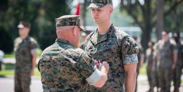 This Parris Island Marine Sprinted Into Oncoming Traffic To Save A Man’s Life