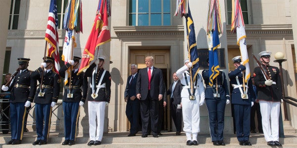 Trump Sets 2018 Military Pay Raise at 2.1%