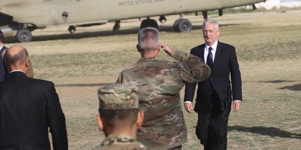 Mattis Was The Target Of A Brazen Rocket Attack On Kabul Airport, Taliban Claims