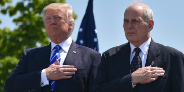 Trump On Chief Of Staff John Kelly: He’ll Be Here For The Next 7 Years