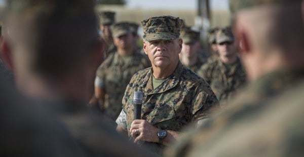 Marine Corps Tweets Commandant Asking For A Pass, Commandant Tweets His Answer