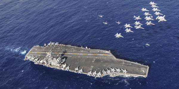 Navy Sends Aircraft Carrier To North Korea After Successful ISIS Mission