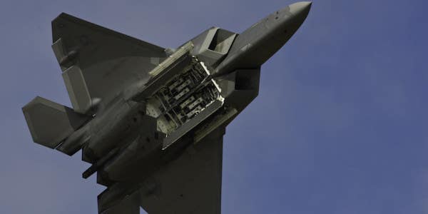 F-22 Raptor Makes Afghanistan Debut As War Escalates Into 24/7 Bomb Fest