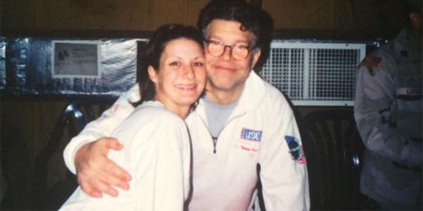 Al Franken Is Now Accused Of Groping A Soldier On Another USO Tour