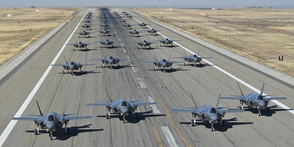 The Big Problem With That Big Air Force F-35 Elephant Walk