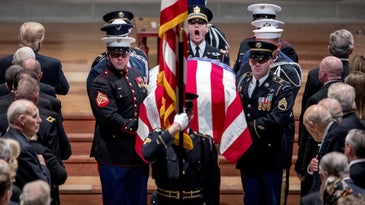 Former President George H.W. Bush Honored As 'America’s Last, Great Soldier Statesman'