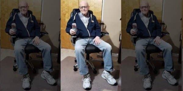 101-Year-Old WWII Veteran Credits His Longevity To Drinking Coors Light Every Day