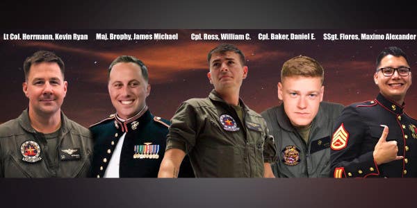 Corps Identifies 5 Marines Who Died In KC-130 Crash Off Japan
