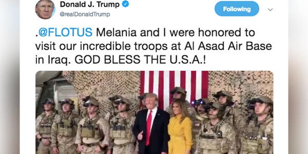 These Troops Hanging With President Trump In Iraq Are Ready To F*cking Operate, Bro