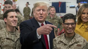 Trump Tells Troops In Iraq He Got Them Their First Pay Raise In 10 Years, Which Isn’t Even Remotely True