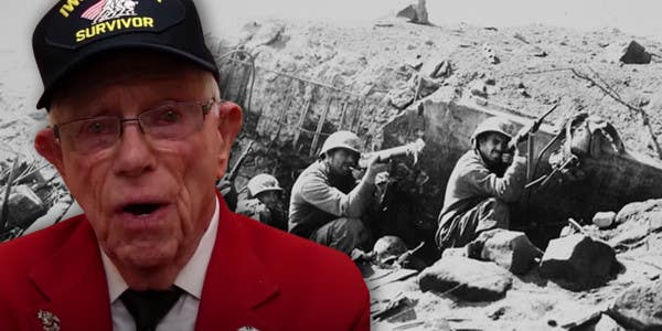Marine who served on Iwo Jima recalls the time a Japanese soldier asked for some of his hot chocolate