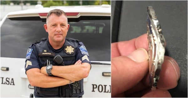 Sgt. Mike Parsons and the challenge coin that saved him.
