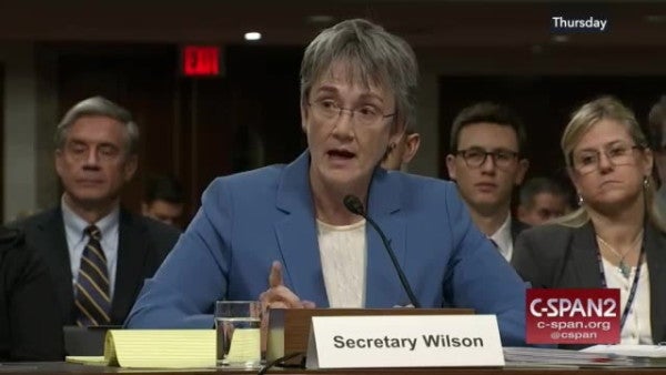 Air Force Secretary Heather Wilson is stepping down