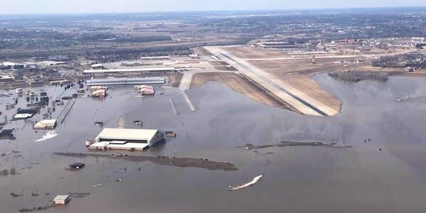 ‘It was a lost cause’ — dramatic photos show Offutt Air Force Base engulfed by floodwaters
