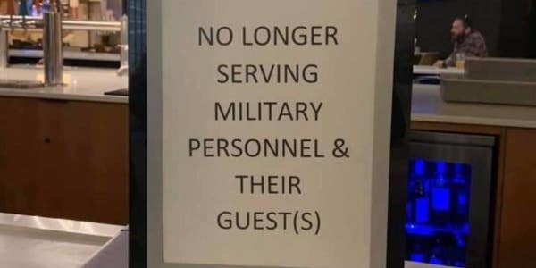 Colorado hotel employees fired for displaying sign disparaging military at post-deployment event