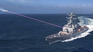The Navy wants to mount a powerful new laser on a destroyer to ‘burn the boats’