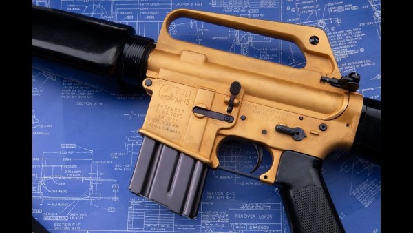 You can now score the golden M16 once owned by a Chairman of the Joint Chiefs