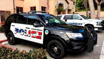 People in Laguna Beach, California are complaining the American flag on its cop cars is ‘very aggressive’