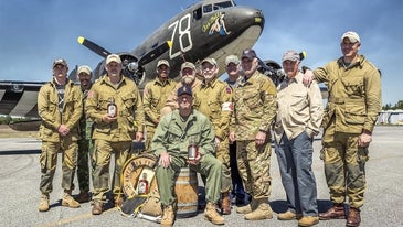 The soldiers who inspired '12 Strong' are honoring D-Day heroes with a special parachute jump
