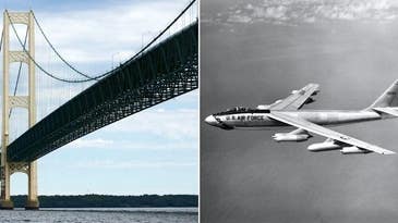 60 years ago, an Air Force pilot flew his B-47 bomber under a Michigan bridge