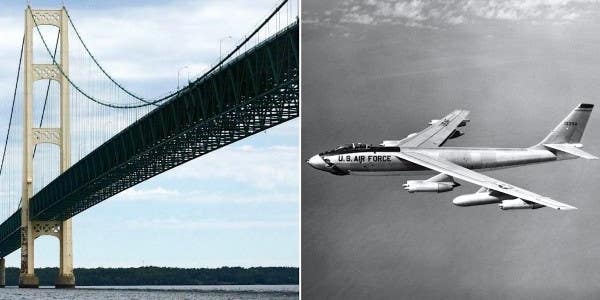 60 years ago, an Air Force pilot flew his B-47 bomber under a Michigan bridge