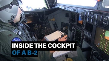 New video offers a first-ever look inside the cockpit of the legendary B-2 stealth bomber