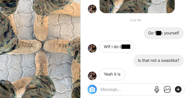 Corps investigating Marine for sending boot swastika photo to ‘Terminal Lance’ creator