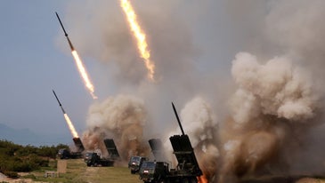 Kim Jong Un personally oversaw North Korea's test of multiple rocket launchers