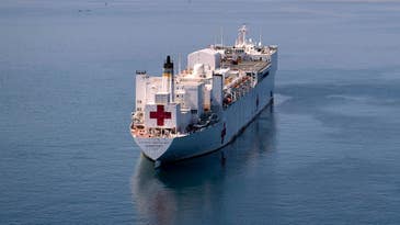 Navy hospital ship Comfort is leaving NYC after treating just 179 patients in 3 weeks