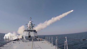 Watch a Russian corvette fire off some anti-ship missiles in a flex of its naval modernization strategy