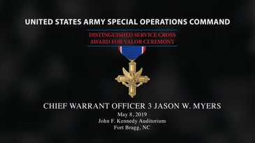 An Army special operations warrant officer is now the only soldier on active duty with two Distinguished Service Crosses