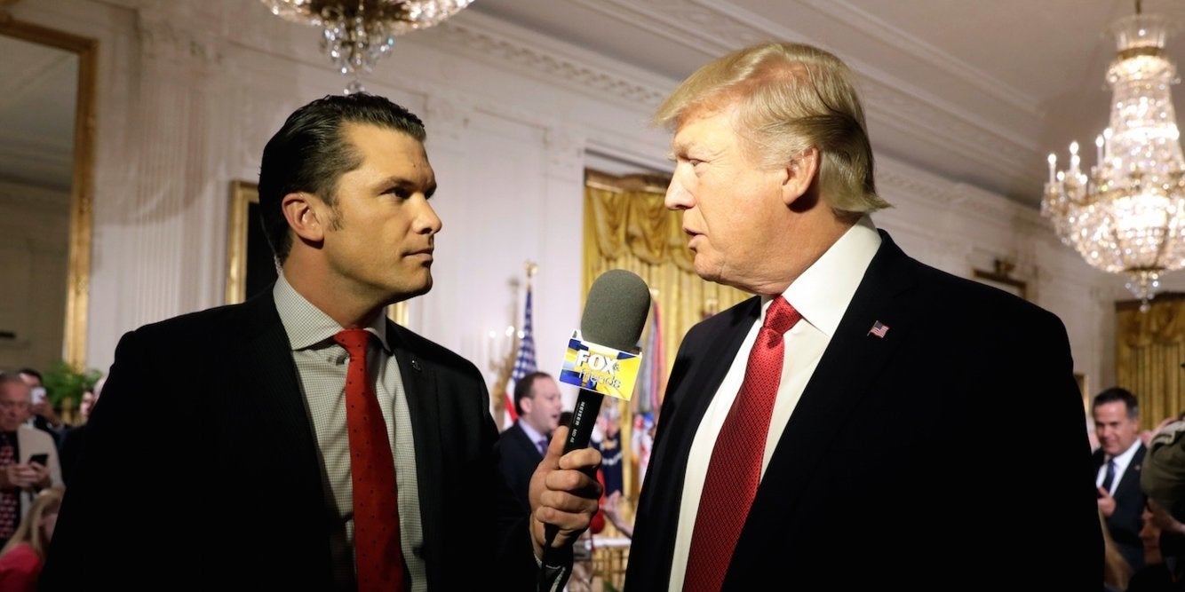 ‘Fox and Friends’ co-host Pete Hegseth reportedly convinced Trump to consider pardons for US troops accused of war crimes
