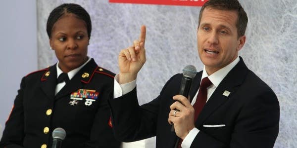 Disgraced Missouri Gov. Eric Greitens is returning to the Navy, but he won’t be a SEAL again
