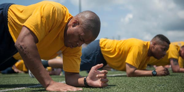 The Navy will soon require sailors plank hard to prove their mettle