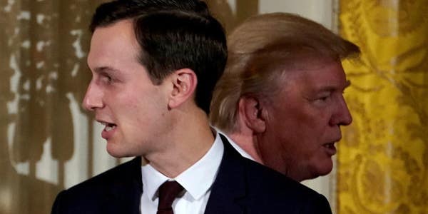 Jared Kushner denies ever talking about his security clearance with Trump