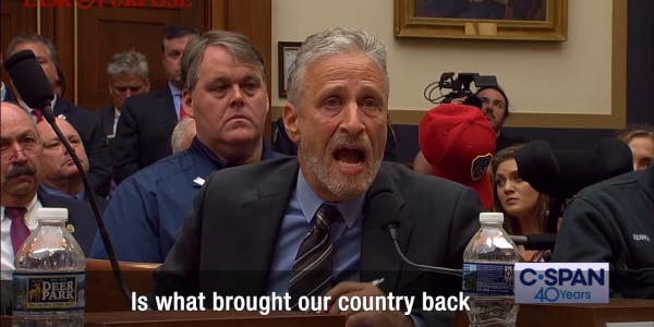 Watch an emotional Jon Stewart shame Congress for failing 9/11 first responders