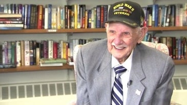 A 94-year-old who missed his graduation to go fight in WWII finally got his diploma and walked at commencement 76 years later