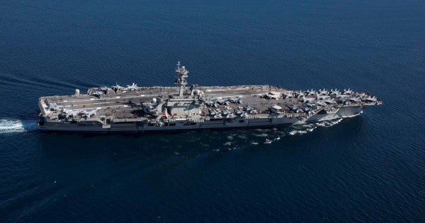 Search underway for sailor who went overboard off USS Lincoln