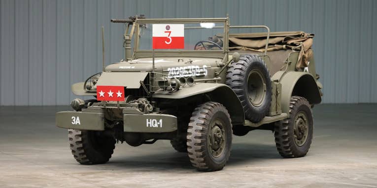 You can now own Gen. Patton’s WWII Command Car