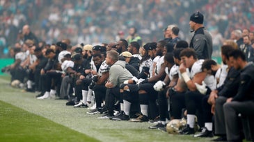 Trump says he ‘won’t be watching’ NFL and US soccer if players kneel during national anthem