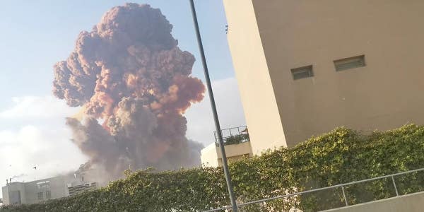 Video shows massive explosion rocking Beirut’s port area