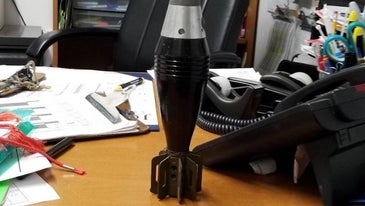 Someone left a live mortar round in a Goodwill donation box in California