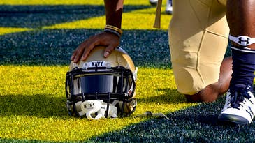 Navy football has dropped its team motto because it’s ‘insensitive’ to mass shooting victims