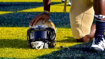 Navy football has dropped its team motto because it's 'insensitive' to mass shooting victims